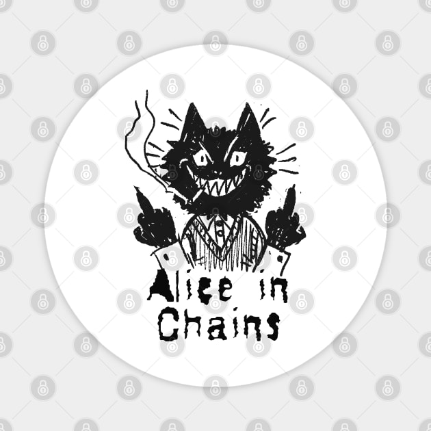 alice in chains and the bad cat Magnet by anto veteran